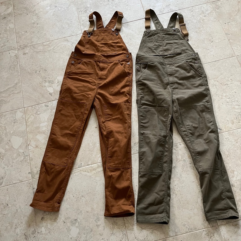 Men’s Small 32 length REI trailsmith overalls SOLD TOGETHER